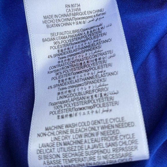 BCBGeneration Asymmetrical Dress One Shoulder Blue - Picture 11 of 13